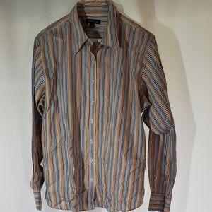 Lands' End Women's Striped Business Shirt
